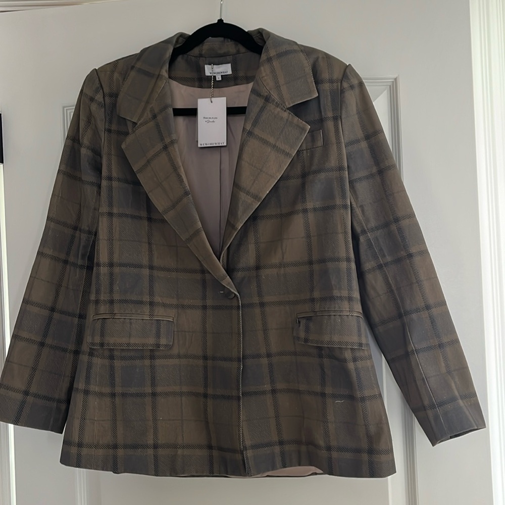 WEWOREWHAT printed blazer